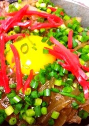 つゆだく☆ネギたま牛丼-レシピのメイン写真