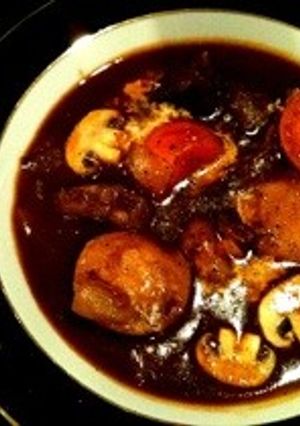赤ワインで作るビーフシチュー-レシピのメイン写真