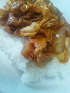 辛口!!回鍋肉丼-レシピのメイン写真