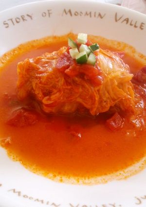 トマトスープが美味しい我が家のロール白菜-レシピのメイン写真