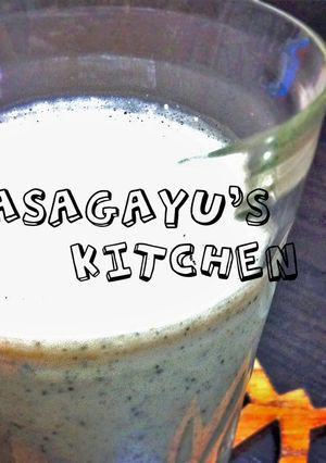 豆乳黒ゴマバナナジュース-レシピのメイン写真