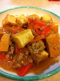 厚揚げとひき肉のオイスターソース炒め煮-レシピのメイン写真