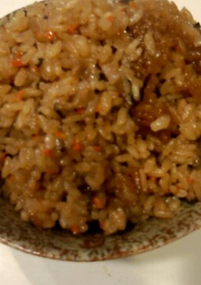 角煮の煮汁で炊き込みご飯♪-レシピのメイン写真