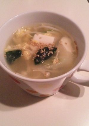 卵とねぎの中華スープ-レシピのメイン写真