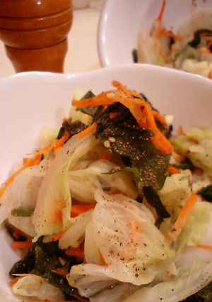 ワンボールで白菜ほっとサラダ-レシピのメイン写真