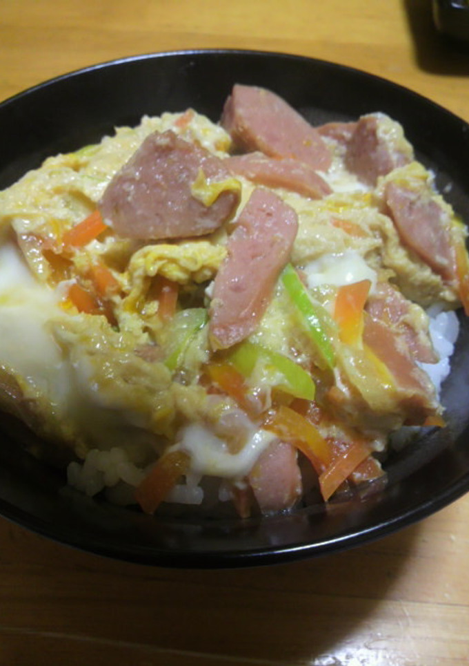 簡単！ソーセージ丼-レシピのメイン写真