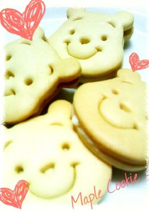 爆食注意！メープルクッキーのクリチサンド-レシピのメイン写真