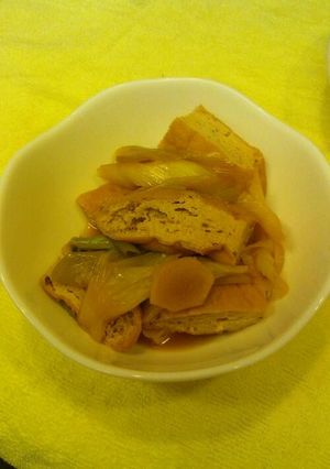 がんもどきと長ねぎのうま煮-レシピのメイン写真
