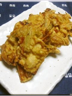 ささみと野菜のかき揚げ。-レシピのメイン写真