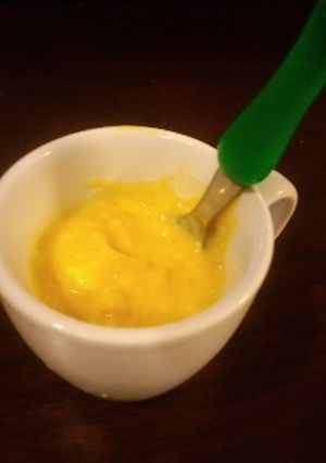 離乳食に★栄養満点!かぼちゃヨーグルト-レシピのメイン写真