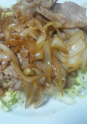 梅酒de生姜焼き-レシピのメイン写真
