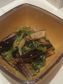 茄子とチンゲン菜のポン酢和え-レシピのメイン写真