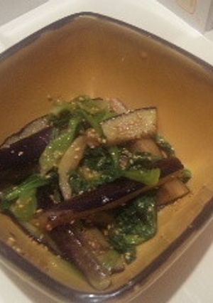 茄子とチンゲン菜のポン酢和え-レシピのメイン写真