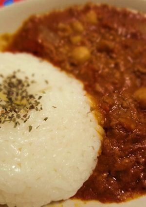 【20分で出来る】本格的トマト豆カレー-レシピのメイン写真