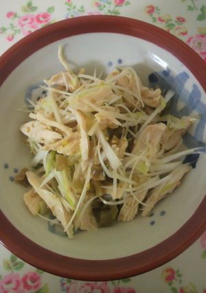 ささみとザーサイの和え物-レシピのメイン写真