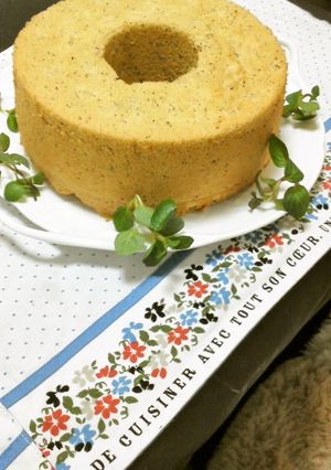 幸せな味～♪アップルティーシフォン-レシピのメイン写真
