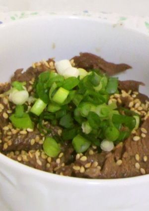 5分で！スタミナずぼら牛丼♬♫-レシピのメイン写真