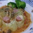 チーズがとろ~り♪簡単ロールキャベツ