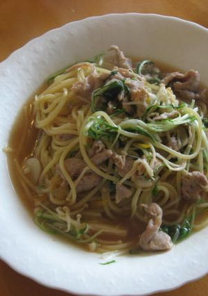 ゆずぽん風味の塩麹パスタ-レシピのメイン写真