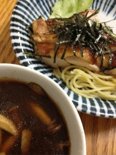 簡単!照焼チキン&きのこあんのつけパスタ-レシピのメイン写真