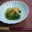 4分で♪料亭風 青菜の煮浸し〜七味の香り