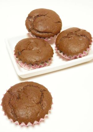 ダブルチョコ＊カップケーキ♪-レシピのメイン写真
