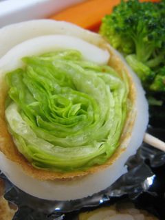 お弁当に♪竹輪&レタスのぎゅうぎゅう巻き-レシピのメイン写真