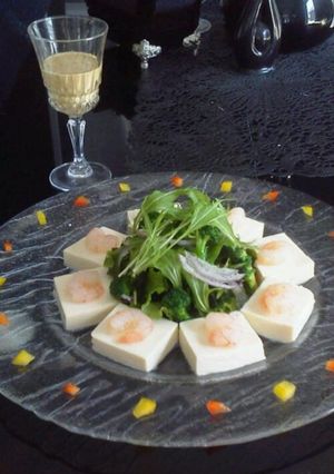 お豆腐と小海老のカクテルサラダ-レシピのメイン写真