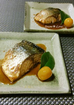 ピーナッツバターをひとさじ☆鯖の煮付け-レシピのメイン写真