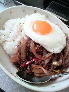 タイ風挽き肉炒め-レシピのメイン写真