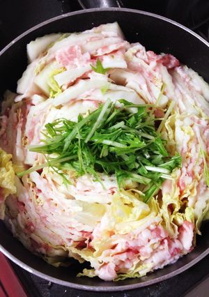 白菜と豚のミルフィーユ鍋～コンソメ味～-レシピのメイン写真