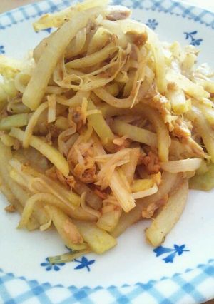 簡単！パパっと大根ネギカレー炒め-レシピのメイン写真