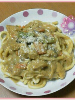 簡単!濃厚クリ~ミ~☆カレーうどん☆-レシピのメイン写真