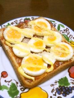 茹で卵のコチュマヨパン粉チーズトースト-レシピのメイン写真