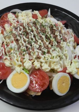 ナチョスでホットサラダ=3-レシピのメイン写真