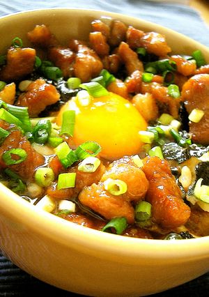 ランチもがっつり！＊豚バラコロコロ丼＊-レシピのメイン写真