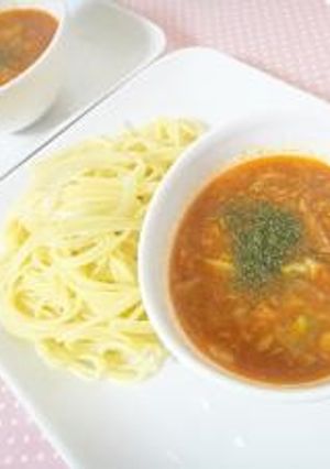 和風トマトつけスパゲッティ♪-レシピのメイン写真