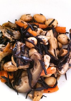 ダイズ好きのひじきの煮物-レシピのメイン写真
