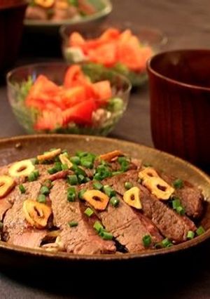 ステーキ丼-レシピのメイン写真