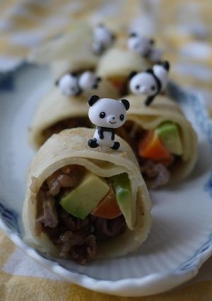 コナモン手巻きでおつまみ☆韓国風-レシピのメイン写真