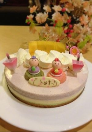 ひな祭り☆3色口どけレアチーズ-レシピのメイン写真