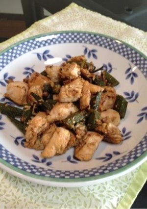 コツいらず！塩麹鶏とオクラ炒め-レシピのメイン写真