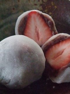 いちご大福♡白玉粉をレンジでチン♩-レシピのメイン写真
