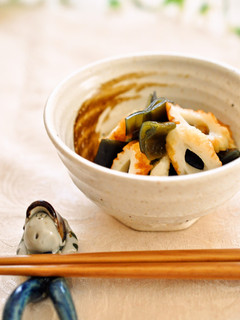 箸休め♫昆布と竹輪の甘酢煮☆柚子胡椒風味-レシピのメイン写真