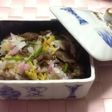 ひな祭りに、肉ちらし寿司を