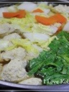 鶏団子のお鍋・・・餃子鍋にも・・・-レシピのメイン写真