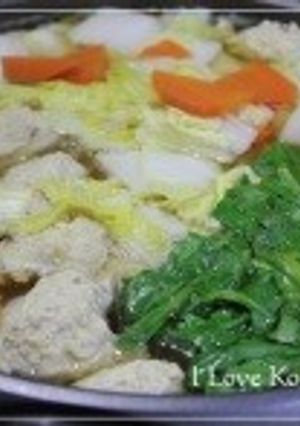鶏団子のお鍋・・・餃子鍋にも・・・-レシピのメイン写真