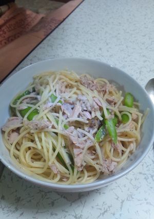 簡単!ツナ缶とアスパラのパスタ-レシピのメイン写真