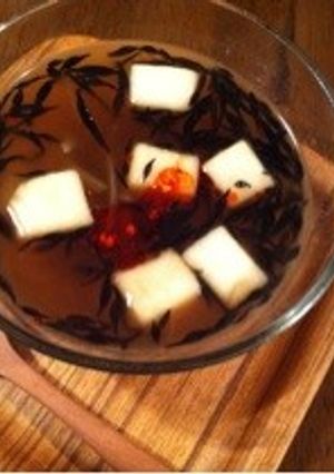 ひじきとはんぺんの優しいスープ-レシピのメイン写真