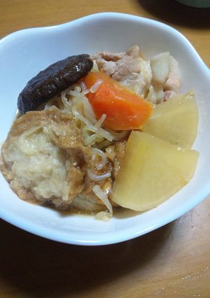 仙台麩（あぶら麩）と豚バラ大根煮-レシピのメイン写真